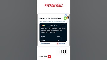 Python Coding Challenge Day - 8 | What is the output of the following Python Code?  #python #quiz