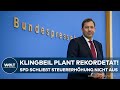 LARS KLINGBEIL: Rekordetat 2026 mit Investitionen – SPD schließt Steuererhöhungen nicht aus Mp3 Song