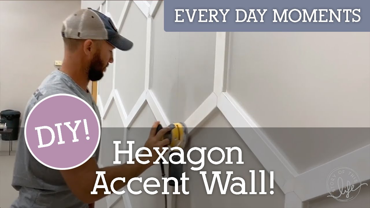 Hexagon Wall Paneling Ideas, Honeycomb Decor, Accent Wall