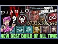 Diablo 4 - New Best 1 SHOT EVERYTHING 100% UKILLABLE Barbarian Build - Easy Abattoir of Zir - Guide!