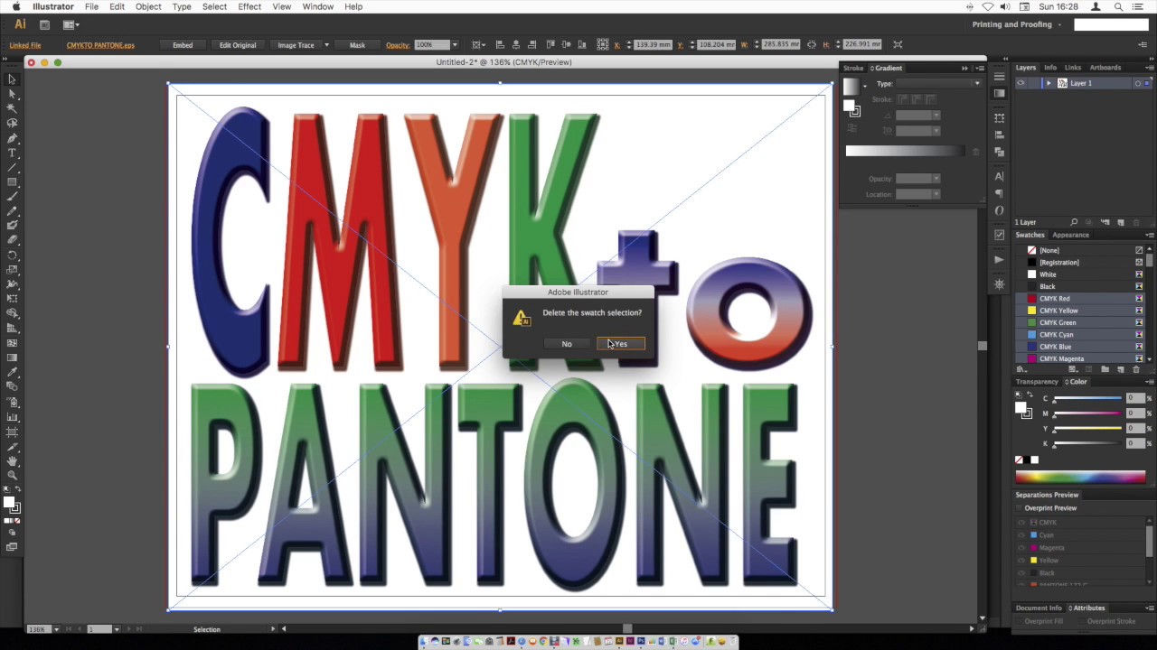 CMYK to PANTONE in Photoshop