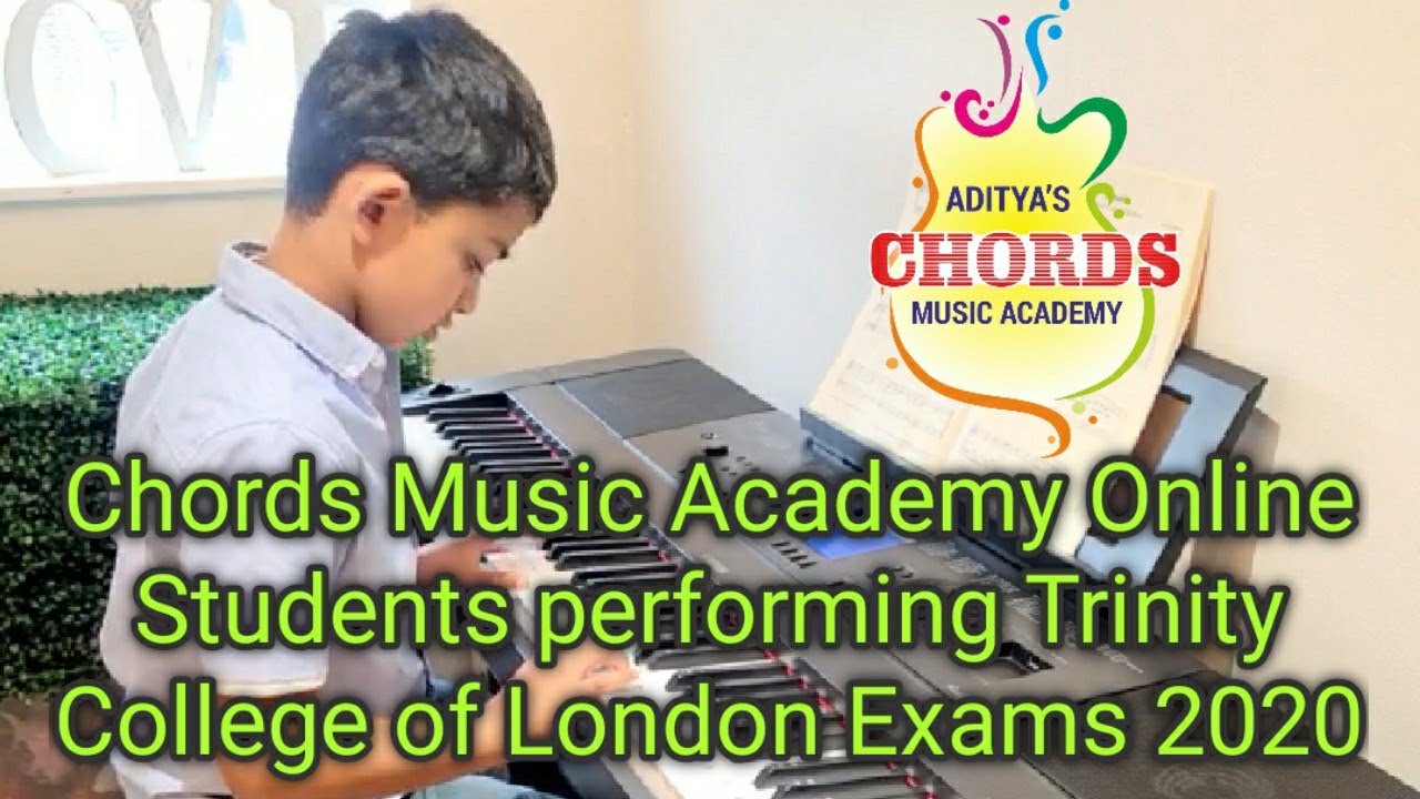 Chords Music Academy Online Class Students Performing Trinity College of London Exams Keyboard Piano