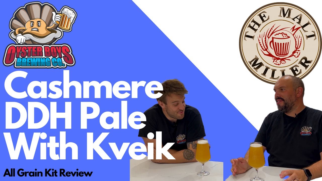 Cashmere Ddh Pale Ale Kveik All Grain Kit Review YouTube