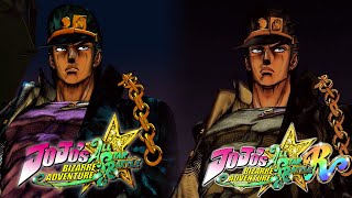 Jotaro Kujo Sound Effect \& Voice Line Comparison - JoJo's Bizarre Adventure: All Star Battle vs ASBR