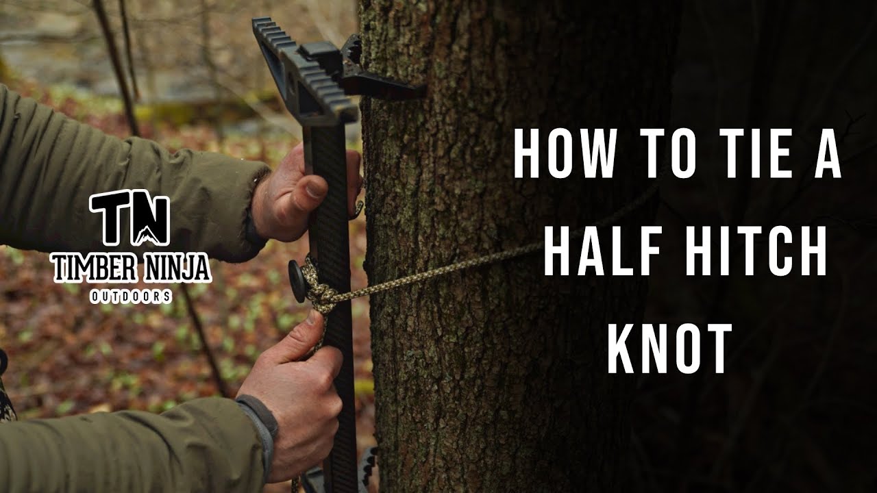 How to Tie A HalfHitch Knot for Climbing Sticks YouTube
