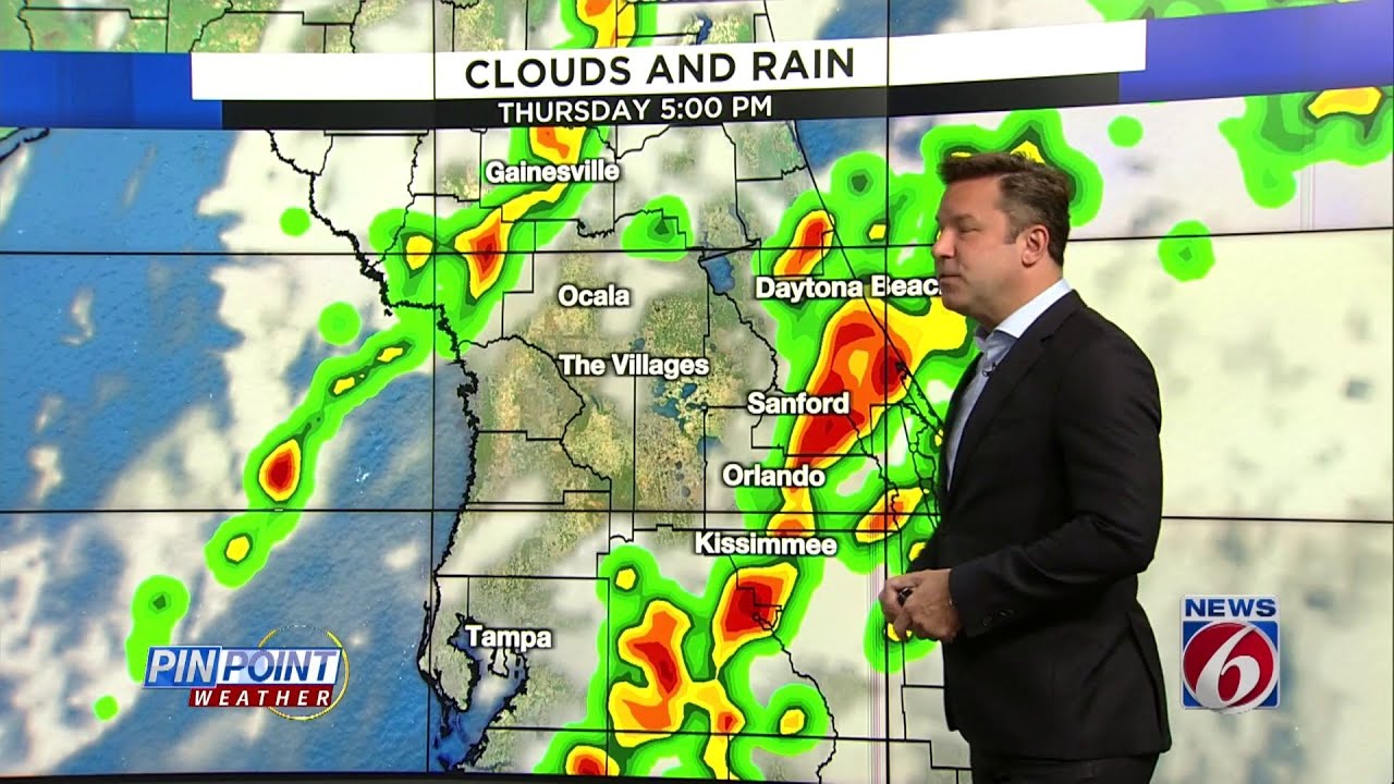 Storms on the way to Central Florida - YouTube