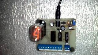 Nixie Tester Тестер для газоразрядных индикаторов и дешифратора 155ИД1 (SN74141)