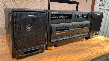 Sony CFS-710 boombox belt replacement (part 3)
