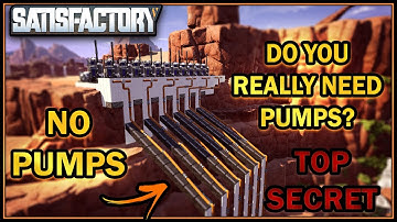 A Guide to Not Needing Pumps [Satisfactory Guide]