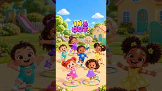 In &amp; Out! 🟡 Fun Hoop Game for Kids | Wapiloo Kids #Shorts #viralvideo #youtubeshorts #subscribe