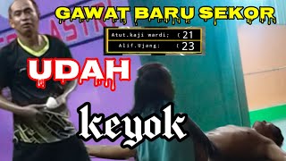 BARU‼️ SEKOR. 23. 21 UDAH KA.O🛑badminton ngakak