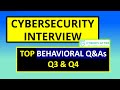 Cybersecurity Behavioral Interview Questions and Answers | Security Interview Questions and Answers