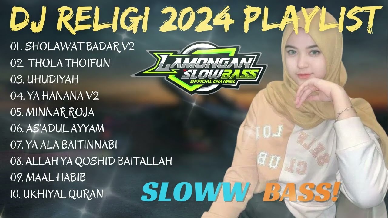 DJ SHOLAWAT TERBARU 2024 FULL ALBUM MEI 2024 | LAMONGAN SLOW BASS
