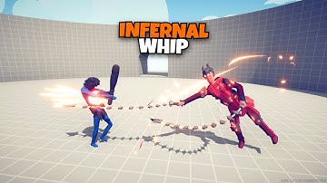 INFERNAL WHIP VS EVERY UNITS - Totally Accurate Battle Simulator TABS