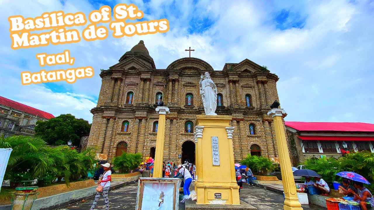 st martin de tours church taal batangas