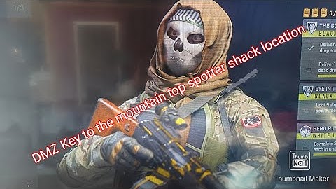 DMZ Key to the mountain top spotter shack location