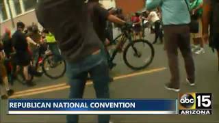 LIVE: Black Lives Matter protesters outside of the Republican National Convention - Donald Trump