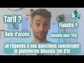 Je rponds  vos questions concernant la plateforme russis ton ifsi