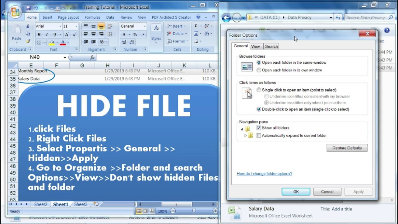 Privac Files Trick #2 How to Hide your Privacy files in Windows - YouTube