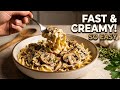 Delicious Creamy Mushroom Pasta in Under 30 Mins!