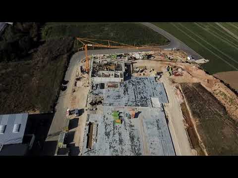 Drohnenflug über die Baustelle September 2020