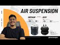 Air suspension  how it works   different components of air suspension