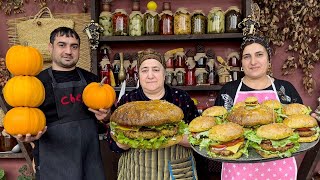 BURGER WITH PUMPKIN AND CHICKEN! CREAM CAKE | BEST PIZZA | THE BEST WAY TO COOK CHICKENS