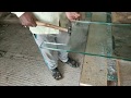 How to cut glass corner easy way at home