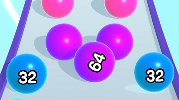 Ball Run 2048 - All Levels Gameplay Android, iOS ( Levels 550 )