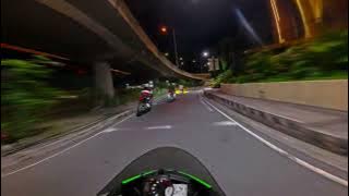 Zx10r | zx6r | Burgos BGC to SB Macapagal night run | m4 GP exhaust sound | insta360 ace pro 2