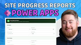 Real Construction App Built with Power Apps | Progress Reports
