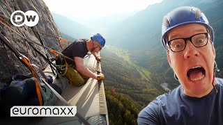 Sleeping Above A Cliff In A Portaledge At 1500 Meters Altitude | Axel On The Edge
