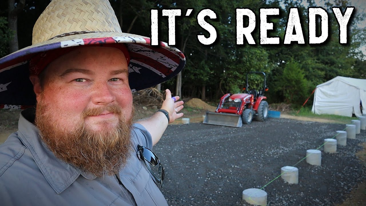 THE LAST THING I CAN DO... Moving 22 Tons of Crusher Run Gravel for a Carport Base