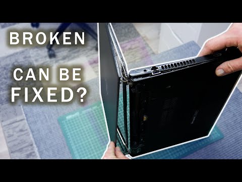 Restoring Destroyed Dell Inspiron 15 - ( Repairs for a Cheap + Mod )