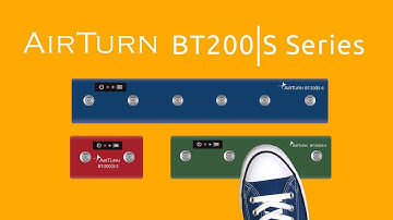 AirTurn BT200S Customizable Wireless Footswitch