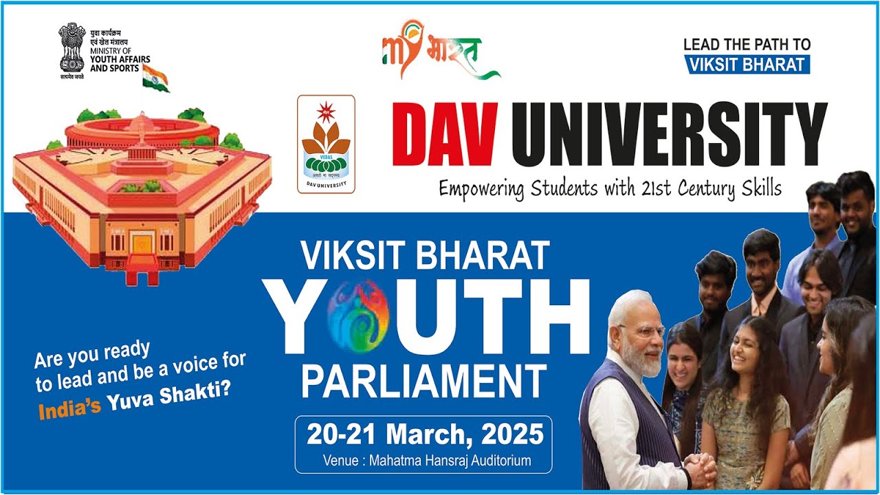 Viksit Bharat Youth Parliament @DAVUniversity