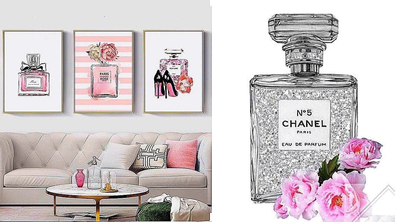 DIY Room inspiration Decor  Chanel, MAC, Designer Paintings