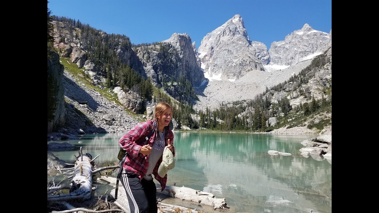 hiking to delta lake at grand teton national park youtube