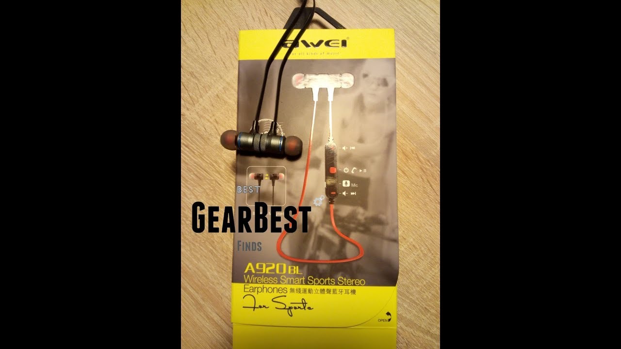 Беспроводная стерео гарнитура Awei A920BL Sports Earbuds