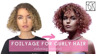 FOILYAGE FOR TEXTURED HAIR - tutorial by SCK