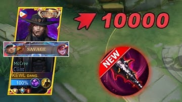 MOONTON THANK YOU FOR NEW CLINT ONE SHOT BUILD!!🔥 CLINT BEST BUILD & EMBLEM 2023 | SAVAGE GAMEPLAY!