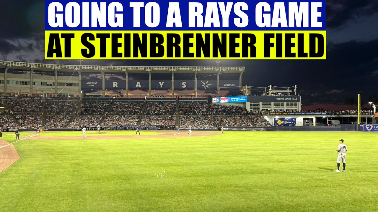Going To A Tampa Bay Rays Game At George M Steinbrenner Field