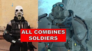 Half Life Alyx - All Types of COMBINE SOLDIERS