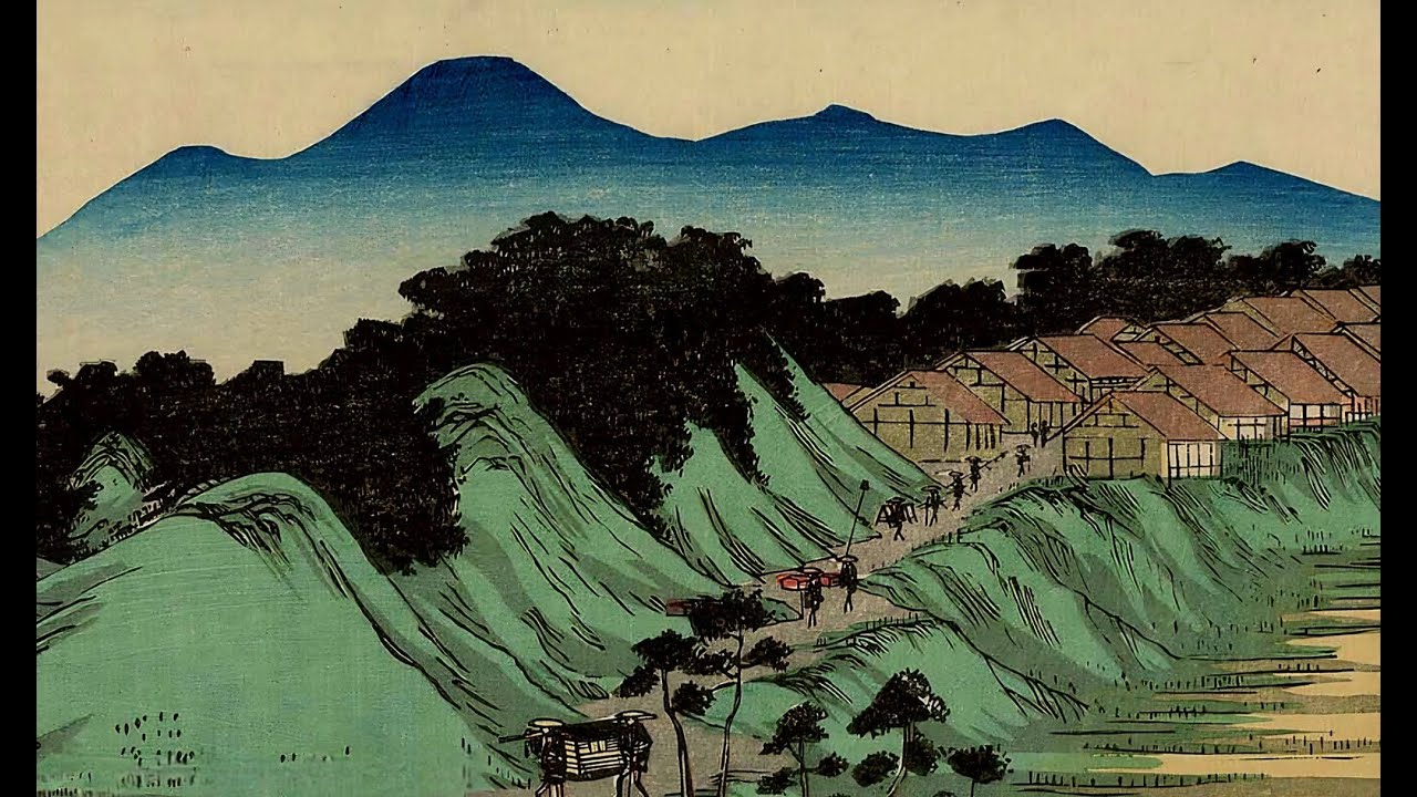 Travelling the Kisokaidō with U. Hiroshige and K. Eisen
