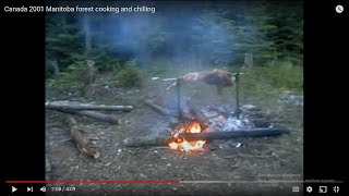 Canada 2001 Manitoba forest cooking and chilling