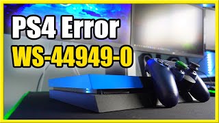 to FIX PS4 Error Code WS-37505-0 (Can't to Server) YouTube