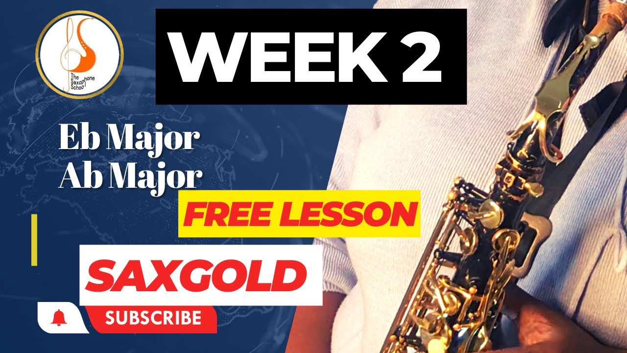 Major Scale free Saxophone lesson part 2 YouTube