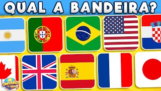 Adivinhe as BANDEIRAS dos PAÍSES 🎌 Adivinhe os Países pela Bandeira