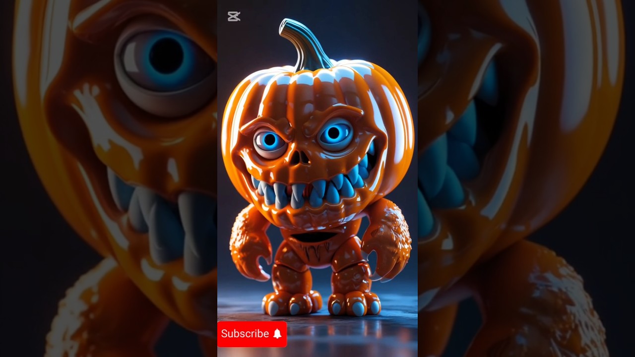 Pumpkin Monster: 3D Horror-Toy Animation 🎃 