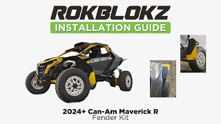 2024+ Can-Am Maverick R: How to install Rokblokz Fender Flares